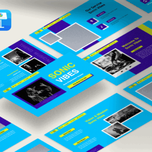 Sonic Vibes - Professional Presentation Keynote Template