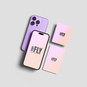 iPhone and Social Media - Photoshop Mockup