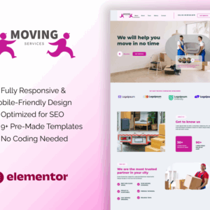 MovePro – Elementor Template Kit for Moving & Relocation Services