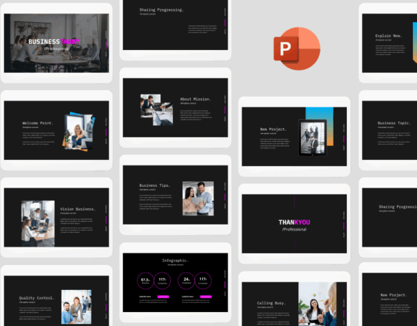 Business Trady - Professional PowerPoint Presentation Template