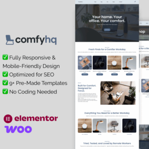 Comfyhq – WooCommerce Elementor Template for Online Learning Platforms