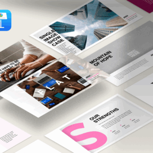 Flat Pink - Professional Presentation Keynote Template