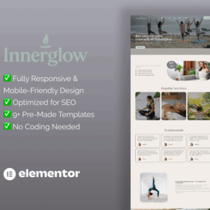 InnerGlow – Elementor Template for Wellness Rituals & Holistic Services