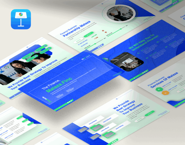 Malaza Keynote presentation template