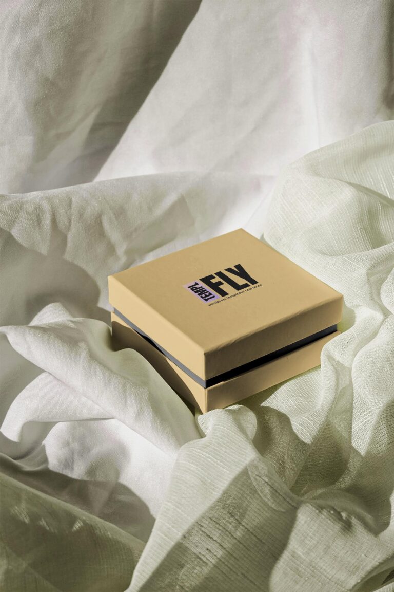 Perspective Divided Box mockup