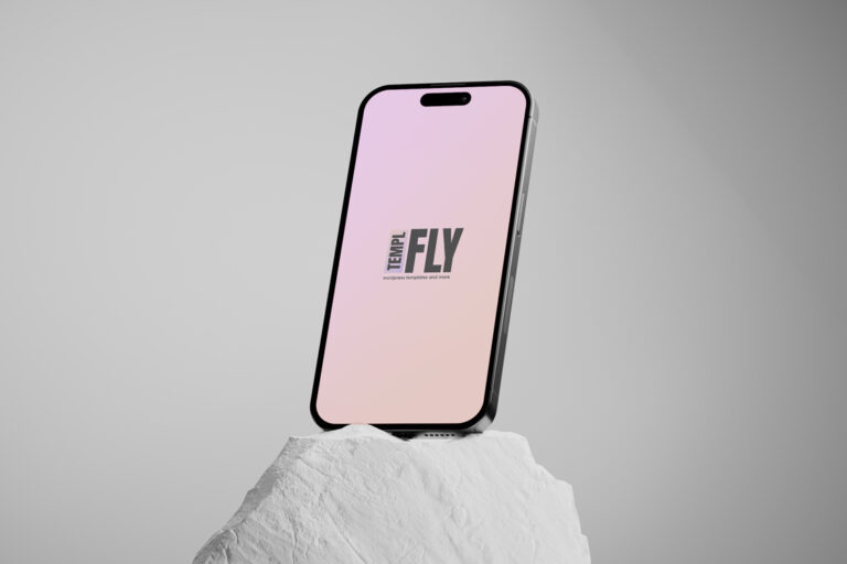 iPhone 15 Pro Photoshop mockup