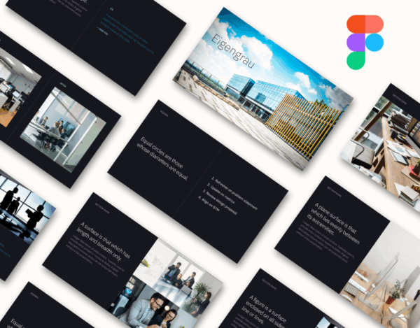 Eigengrau -  Professional Figma Presentation Template