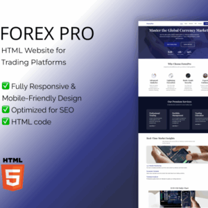 ForexPro Trading and financial analytics – HTML Website Template