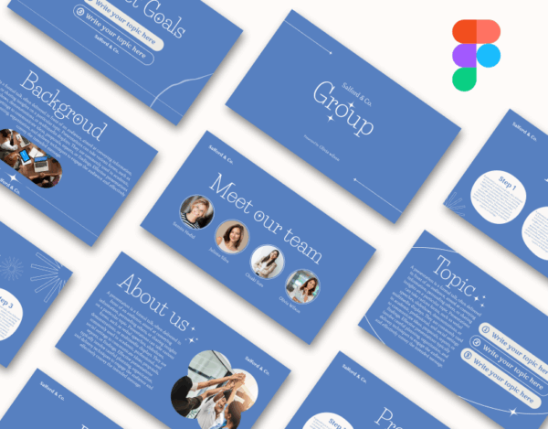Group Project -  Professional Figma Presentation Template