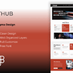 modern website Figma template
