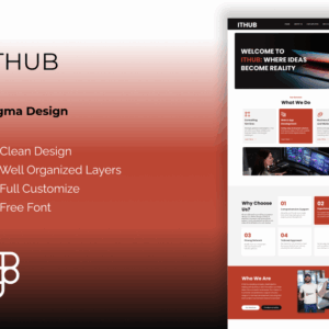 ITHUB – Figma Design Template for Modern Websites