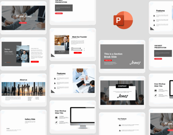 Jones - Professional PowerPoint Presentation Template