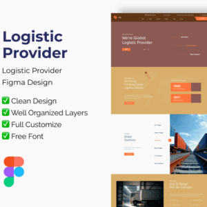 Logistic Provider – Figma Design Template for Modern Websites