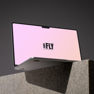 MacBook On The Stone - Photoshop Mockup