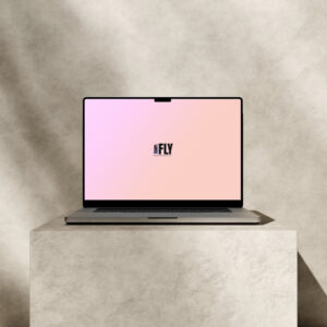Macbook Pro 16 Beige Series - Photoshop Mockup