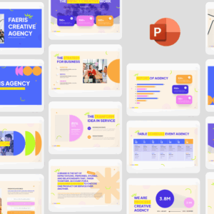 Faeries Animated Creative Agency - Professional PowerPoint Presentation Template