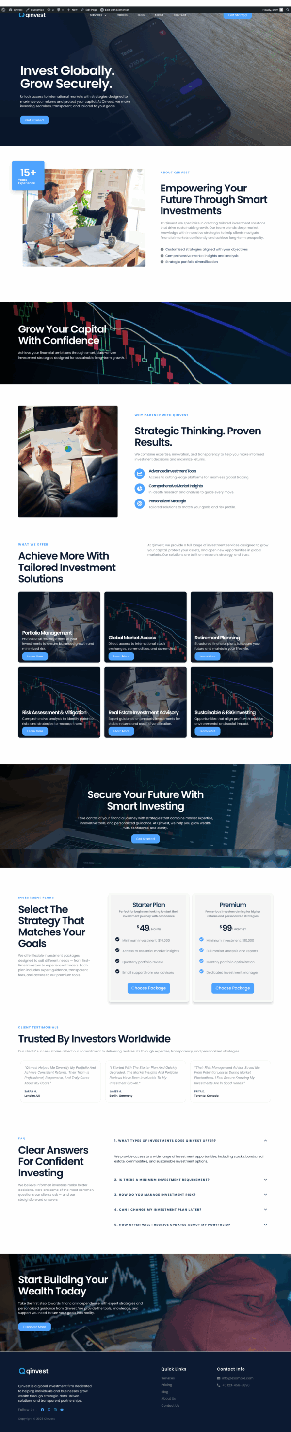 Qinvest – Elementor Template for Investment & Financial Advisory Firms - Image 2