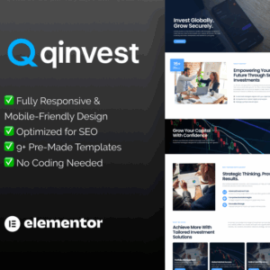 Qinvest – Elementor Template for Investment & Financial Advisory Firms