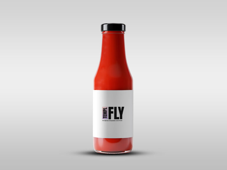 Sauce Bottle - Photoshop Mockup