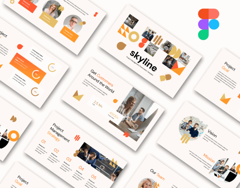 Skyline Figma presentation template