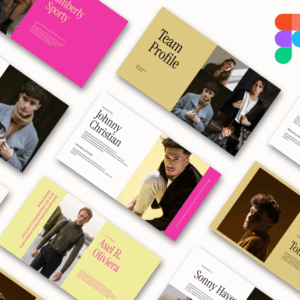 Team Profile -  Professional Figma Presentation Template