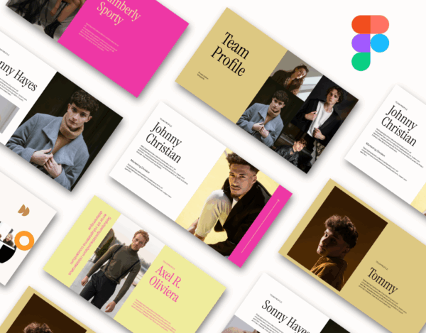 Team Profile -  Professional Figma Presentation Template