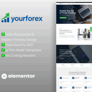 YourForex – Elementor Template for Forex & Investment Platforms